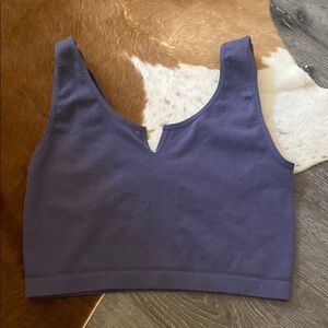 Deep purple urban tank top
